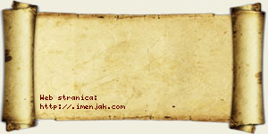 Dina Jakišić vizit kartica